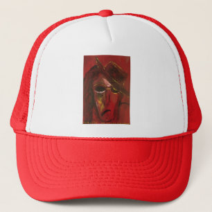 Kerbe in Rot Truckerkappe
