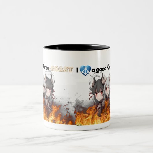 Kerberoast-Tasse - von Cwrw Zweifarbige Tasse (Mittel)