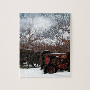 Keremeos Obstgarten im Winter Puzzle
