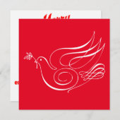 Kereru Calligraphy Peace Dove (Vorne/Hinten)
