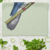 Kereru-Taube Geschirrtuch (Gefaltet)