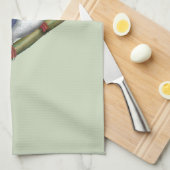 Kereru-Taube Geschirrtuch (Viertel Falte)