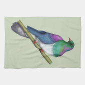 Kereru-Taube Geschirrtuch (Horizontal)