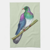 Kereru-Taube Geschirrtuch (Vertikal)