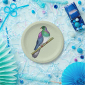 Kereru-Taube Pappteller (Party)