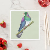 Kereru-Taube Serviette (Beispiel)