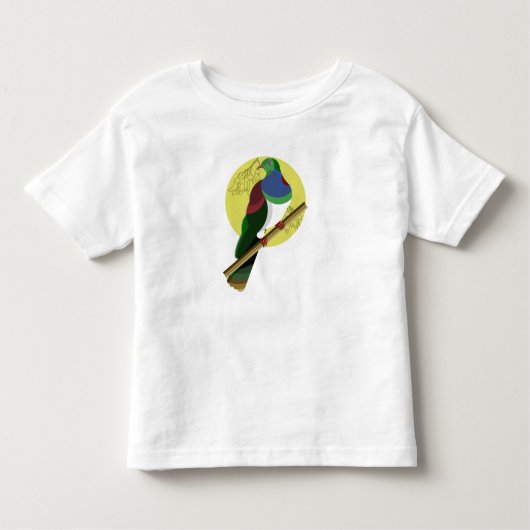 KERERU Vektor-Holztaube Kleinkind T-shirt (Vorderseite)