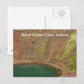 Kerid Krater-Island-Postkarte Postkarte (Vorne/Hinten)