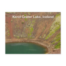 Kerid Krater-Island-Postkarte