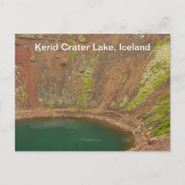 Kerid Krater-Island-Postkarte Postkarte