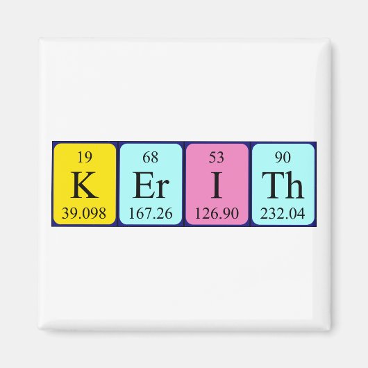 Kerith Periodenmagnet-Magnet Magnet (Vorne)
