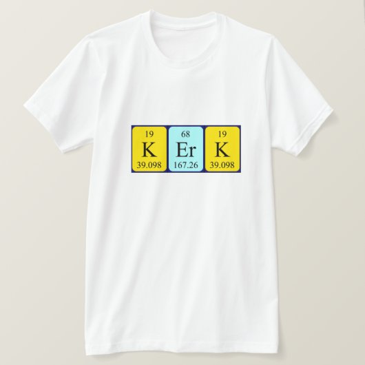 Kerk Periodenname-Shirt T-Shirt (Design vorne)