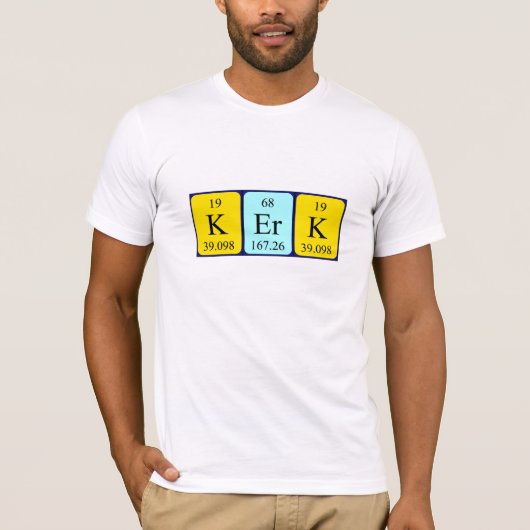 Kerk Periodenname-Shirt T-Shirt (Vorderseite)