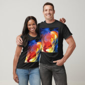 Kerker-Drache-Zauberer-Zauberer-Drache-Feuer-Magie T-Shirt (Unisex)