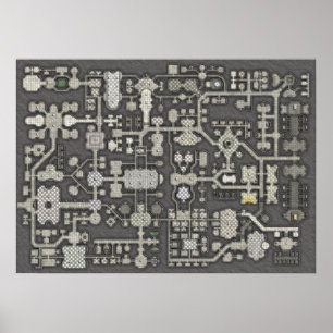 Kerker-Plakat-Karte Poster