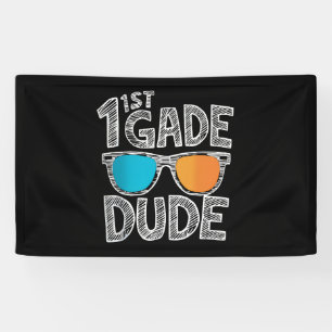 Kerl aus der 1. Klasse Zurück zur Schule Schüler d Banner