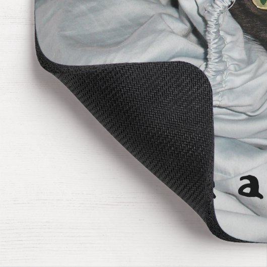 Kerl im Bett - mousepad (Ecke)