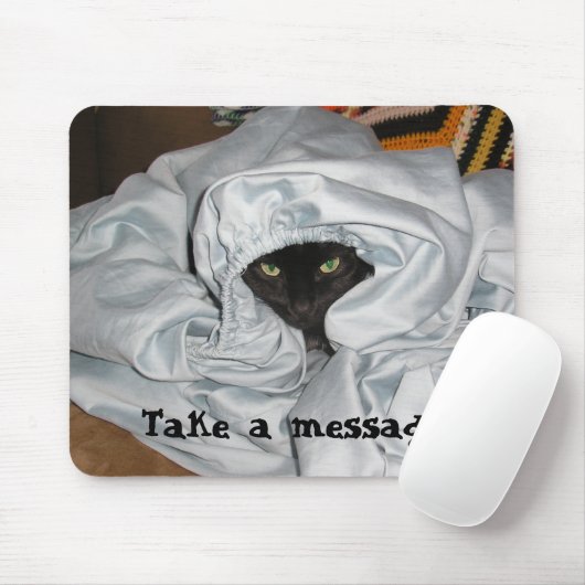 Kerl im Bett - mousepad (Mit Mouse)