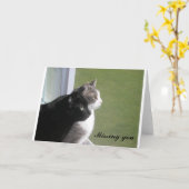 Kerl u. Gabe - vermisst Sie (kundengerecht) Karte (Gelbe Blume)