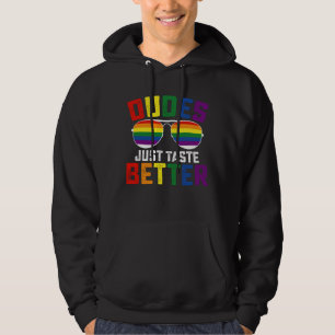 Kerle schmecken einfach besser Lustiger Schwuler L Hoodie