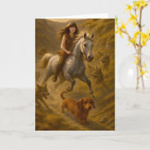 Kermie, Nellie und Charlie reiten in den Seelen Karte (Gelbe Blume)