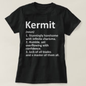 KERMIT Definition Personalisiert Name Funny Birthd T-Shirt (Design vorne)