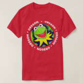 Kermit der Frosch Oregon Blue Dead Stock noch nie  T-Shirt (Design vorne)