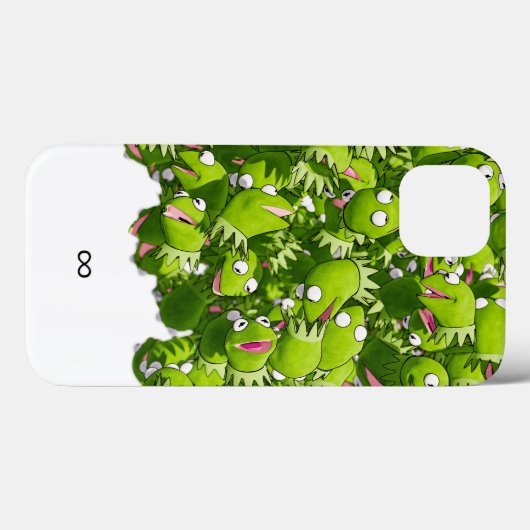 Kermit the Frog - Iphone Case Cartoon Spaß farbig (Rückseite (Horizontal))
