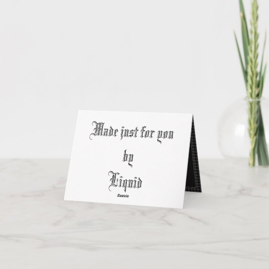 Kern danken Ihnen Dankeskarte (Rückseite)