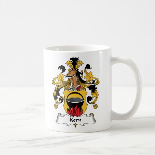 Kern-Familienwappen Kaffeetasse (Rechts)
