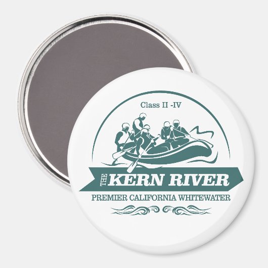 Kern Fluss (Rafting 2) Magnet (Vorderseite/Rückseite)