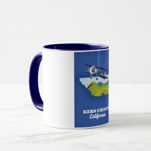 Kern Landkreis California Tasse (Vorderseite Links)