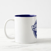 Kern River California Kayaking Zweifarbige Tasse (Links)