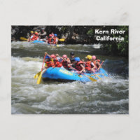 Kern River White Water Rafting Postcard!
