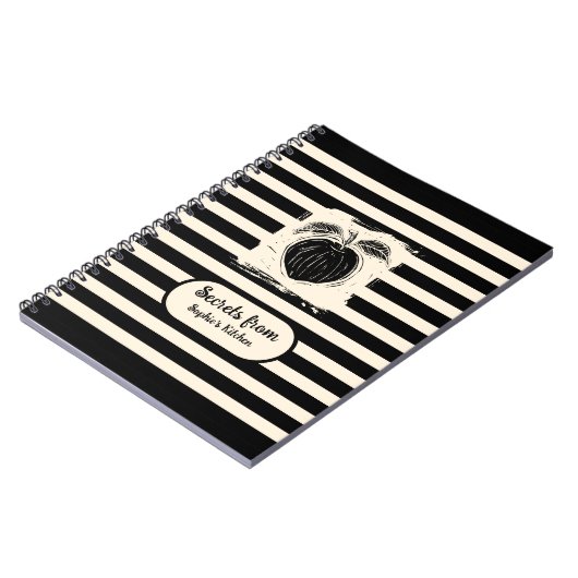 Kernäpfel Persönliches Rezept Notizblock (Linke Seite)