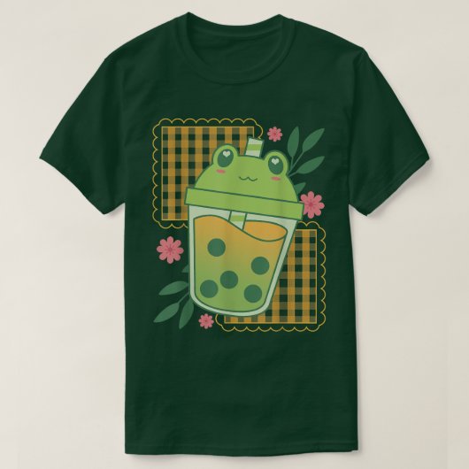 Kernästhetischer Frosch Grüne Blase Tee Niedlich K (Design vorne)