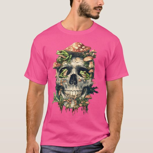 Kernästhetischer Froschmuckschädel T-Shirt (Vorderseite)