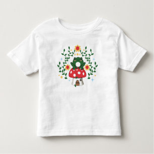 Kernästhetischer Kawaii-Frosch Kleinkind T-shirt