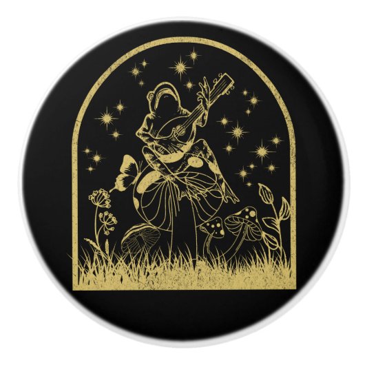 Kernästhetisches Design Keramikknauf (Vorderseite)