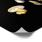 Kernästhetisches Pilz Poster (Ecke)