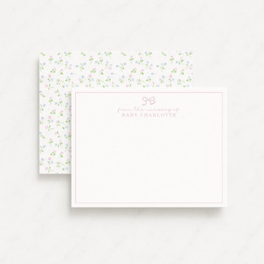 Kernausgabe-Wildblume-Kinderzimmer Einladung