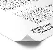 Kernblatt Bowling 1904 Weißbuch zum Patentwesen Poster (Ecke)