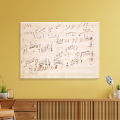 Kernblatt "Mondlicht Sonata" Leinwanddruck (Insitu (Wohnzimmer))