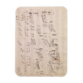 Kernblatt "Mondlicht Sonata" Magnet (Vertikal)