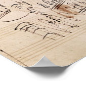 Kernblatt "Mondlicht Sonata" Poster (Ecke)