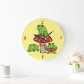 Kernbrenner Frogs Thunder_Cove  Große Wanduhr (Zuhause)