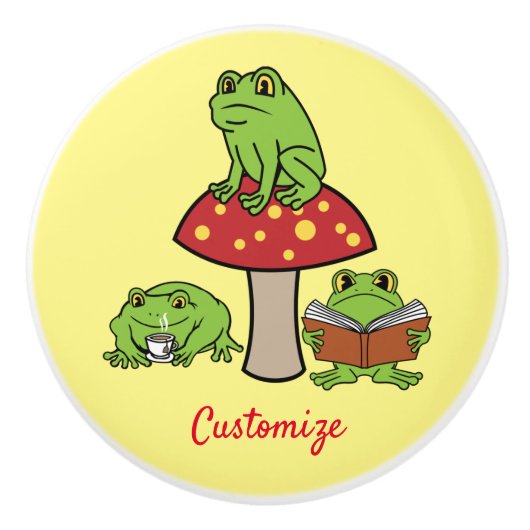 Kernbrenner Frogs Thunder_Cove Keramikknauf (Vorderseite)
