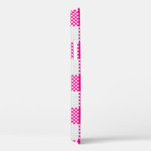 Kernbrenner Rosa Gingham kariert Case-Mate iPhone Hülle (Rückseite / Rechts)
