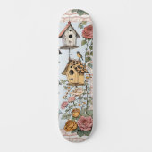 Kernbrennhäuser Rose und Spitzen Skateboard (Vorderseite)