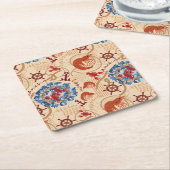 Kerndesign Rechteckiger Pappuntersetzer (angewinkelt)